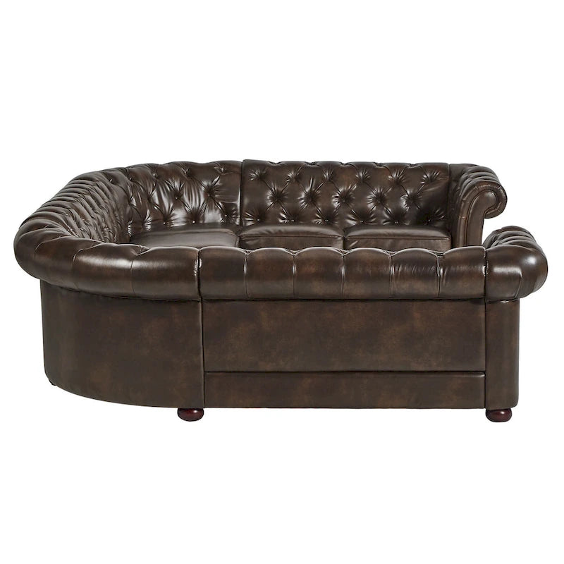 Knightsbridge Chesterfield U-shaped Sectional by iNSPIRE Q Artisan