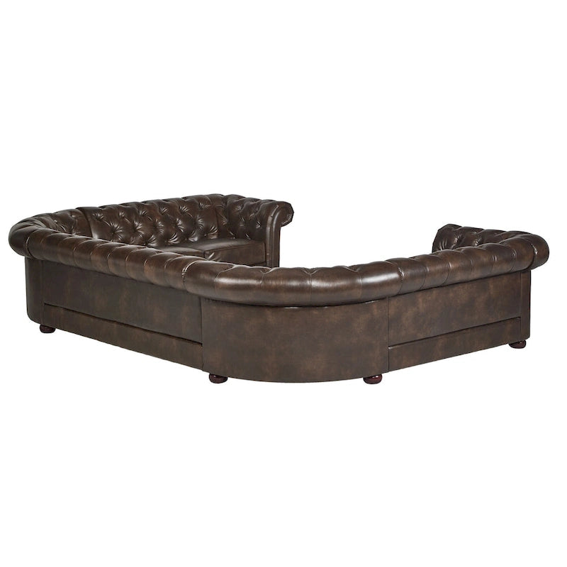 Knightsbridge Chesterfield U-shaped Sectional by iNSPIRE Q Artisan