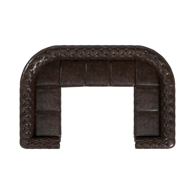Knightsbridge Chesterfield U-shaped Sectional by iNSPIRE Q Artisan