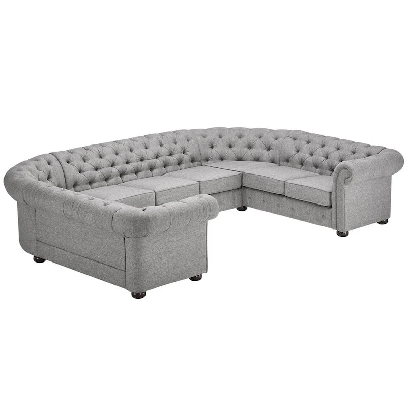 Knightsbridge Chesterfield U-shaped Sectional by iNSPIRE Q Artisan