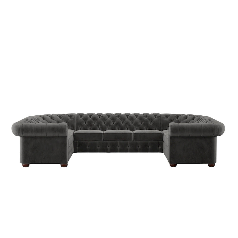Knightsbridge Chesterfield U-shaped Sectional by iNSPIRE Q Artisan