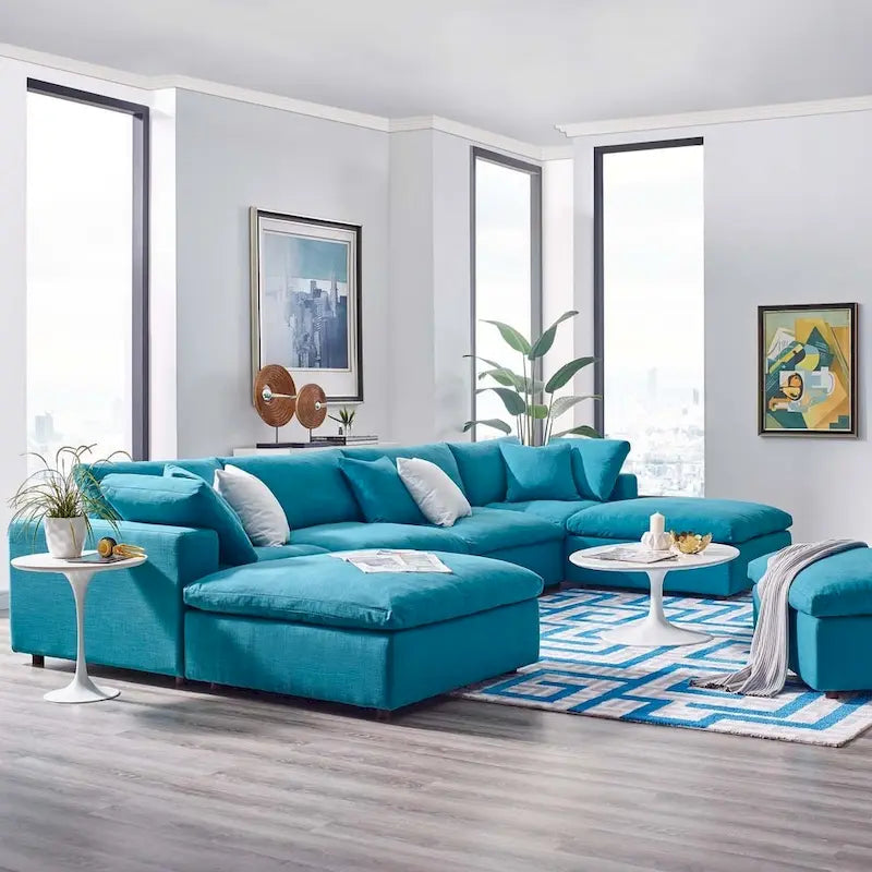 Copper Grove Hrazdan Down-filled 6-piece Sectional Sofa Set