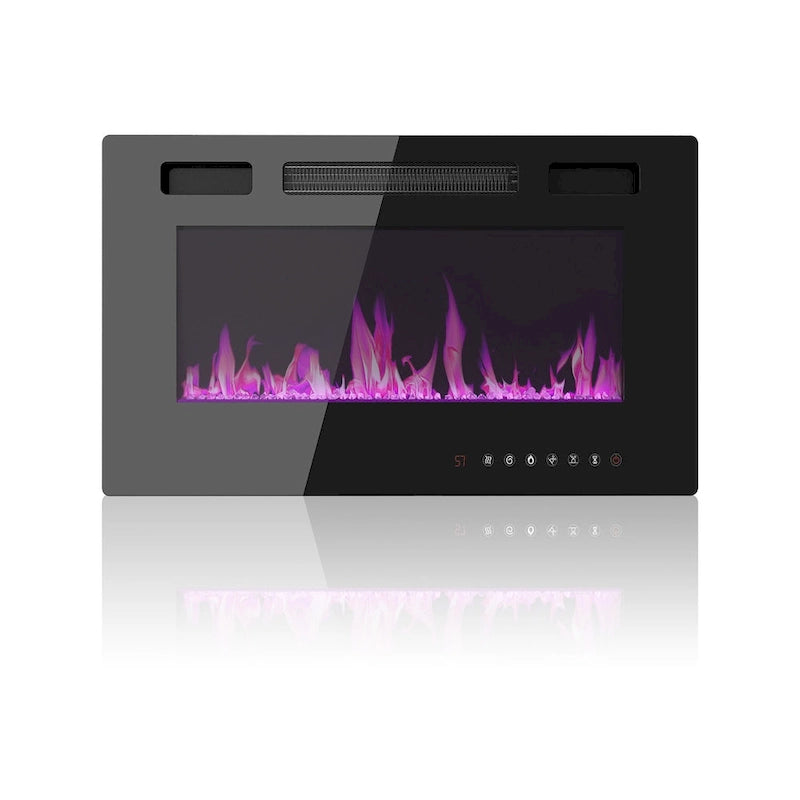 Entertainment Center with Fireplace Option:2 Flame Modes1500W 68.9W
