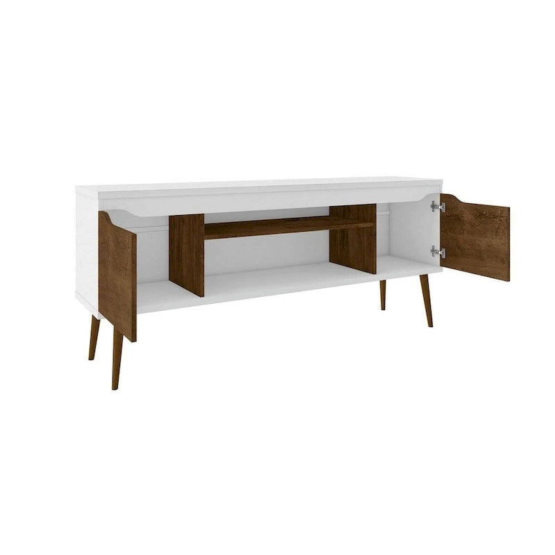 Manhattan Comfort Bradley 63 In. Storage Media Cabinet Console