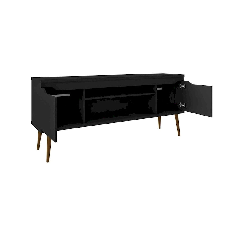 Manhattan Comfort Bradley 63 In. Storage Media Cabinet Console