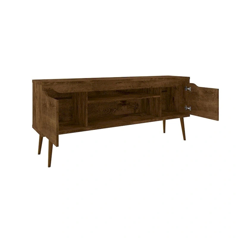 Manhattan Comfort Bradley 63 In. Storage Media Cabinet Console