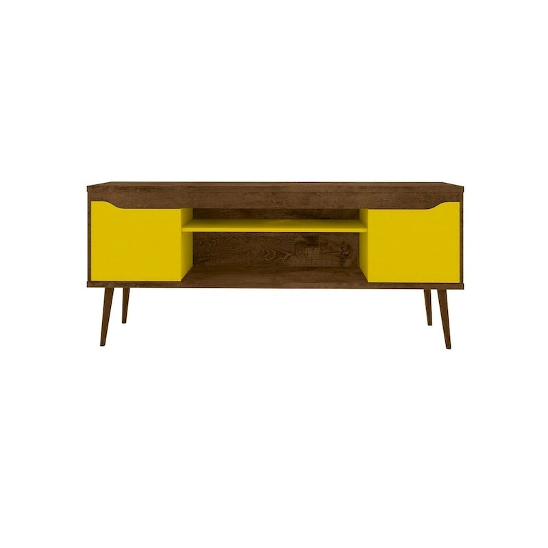 Manhattan Comfort Bradley 63 In. Storage Media Cabinet Console