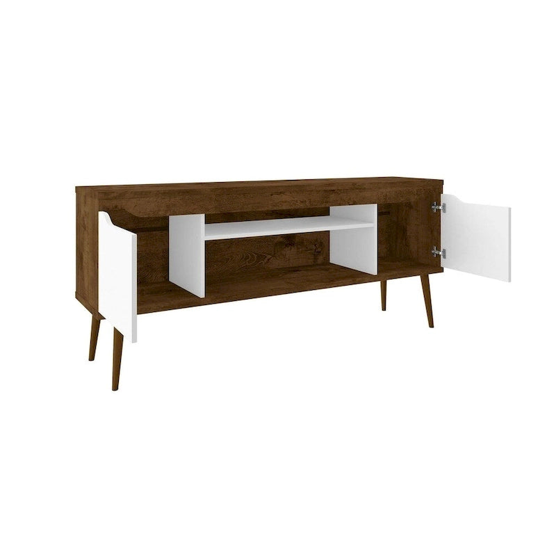 Manhattan Comfort Bradley 63 In. Storage Media Cabinet Console