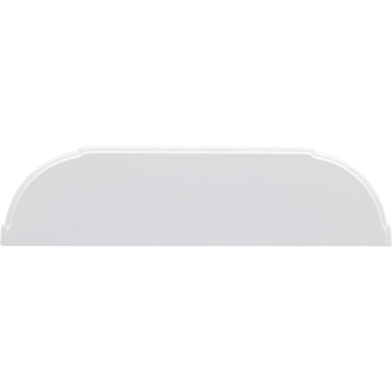 Retro Circular Curved Design Console Table with Open Style Shelf