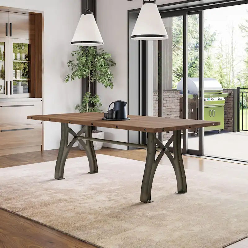 Amisco Sierra Solid Wood Extendable Table