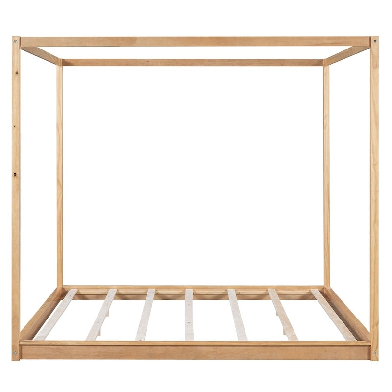 Canopy Platform Bed with Support Legs