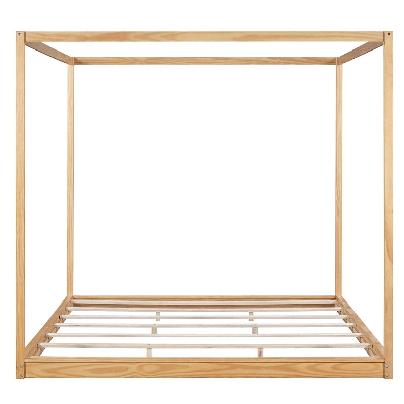 Canopy Platform Bed with Support Legs