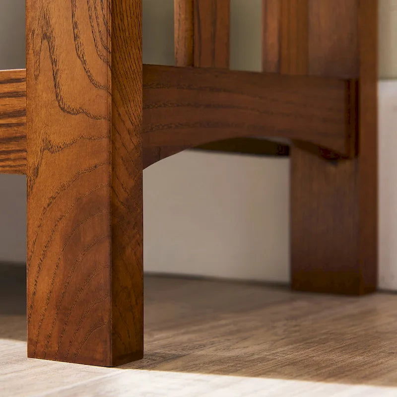 Leick Home Mission Bookcase Console Table with Drawers