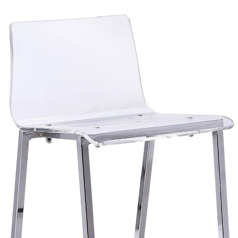 Sasha Modern Clear Transparent Stool