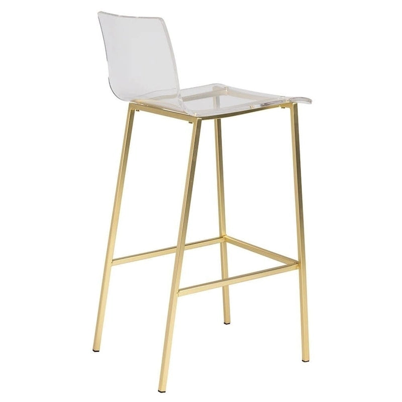 Sasha Modern Clear Transparent Stool
