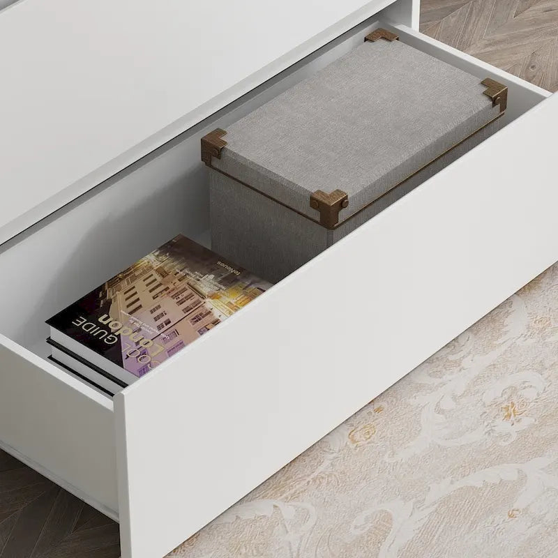 Kerrogee Modern 3-Drawer Wooden Chest
