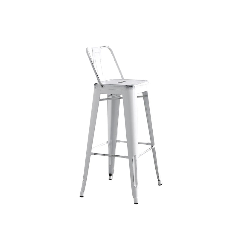 AC Pacific 30 Inch Metal Barstool Set of 2