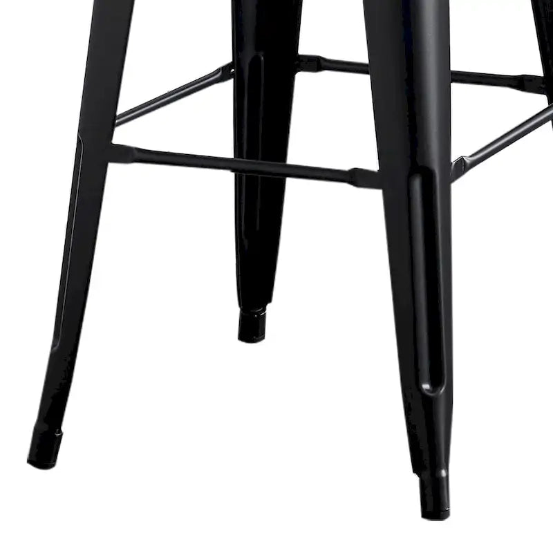 AC Pacific 30 Inch Metal Barstool Set of 2