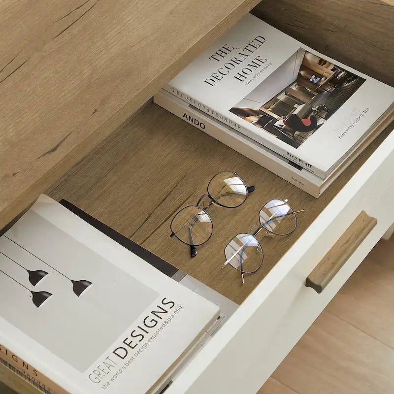 Modern Farmhouse Storage Cabinet with Drawers for Living Room,Dining Room
