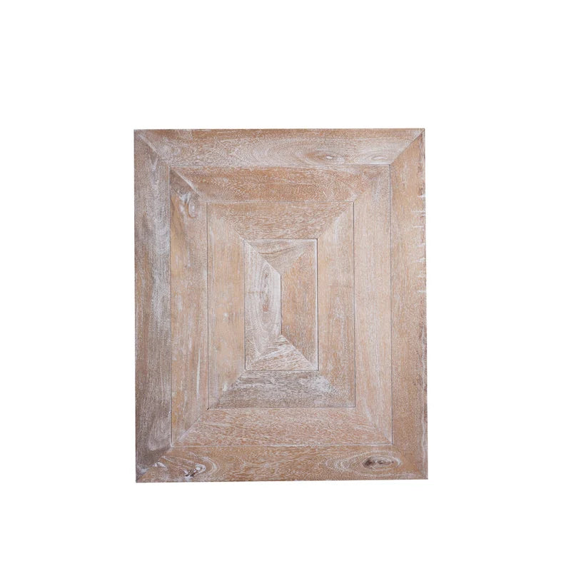 Fenway Mango Solid Wood Top Square End Table