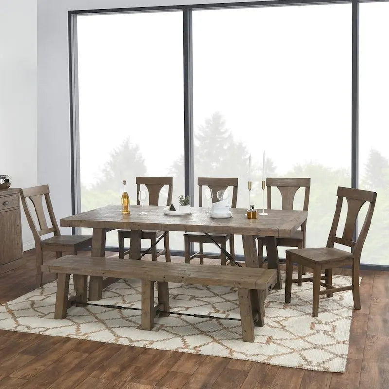 Carbon Loft Pallero Reclaimed Pine 82-inch Extension Dining Table