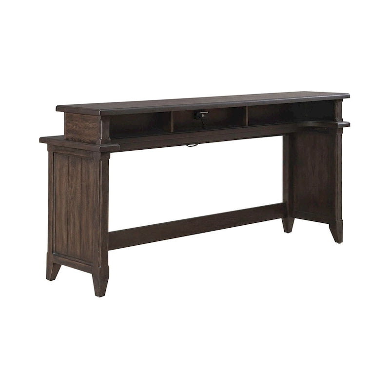 Paradise Valley Saddle Brown 4 Piece Console Table Set