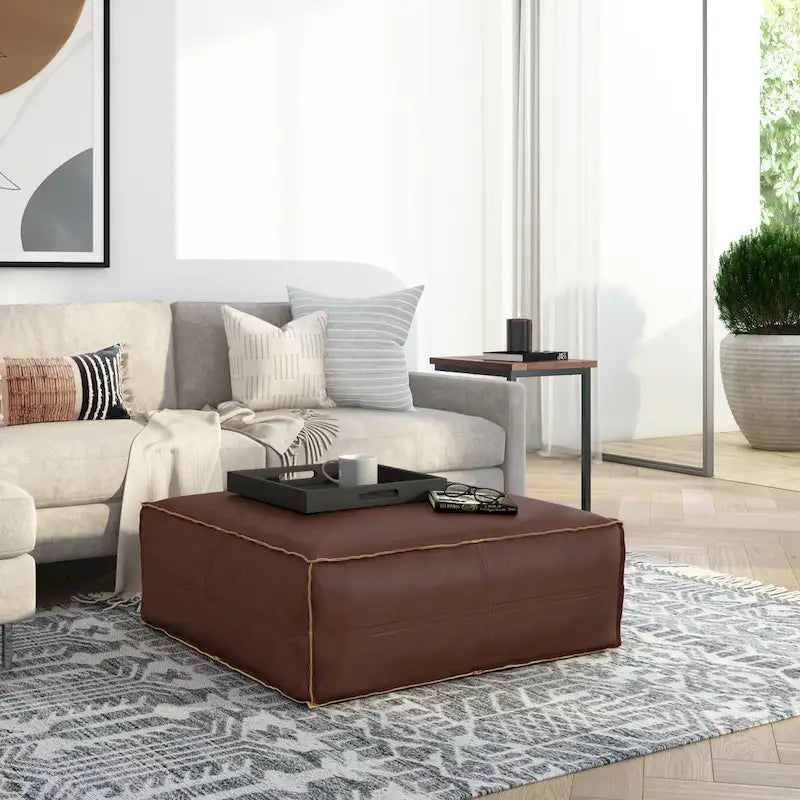 WYNDENHALL Wendal Boho Square Pouf