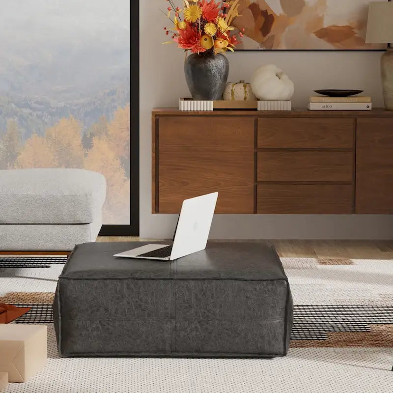 WYNDENHALL Wendal Boho Square Pouf
