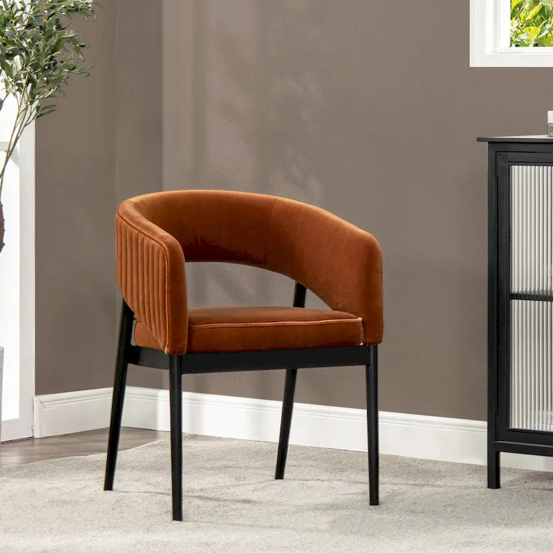 Mirah Velvet Upholstered Dining Chair