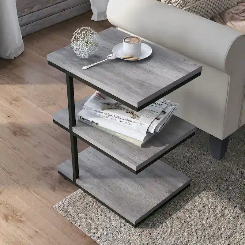 Jolle Contemporary 19-inch Wood 2-Shelf Side Table by Furniture of America