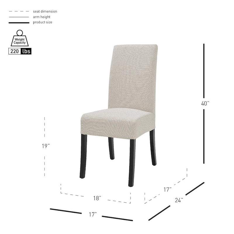 Valencia Fabric Chair, (Set of 2)
