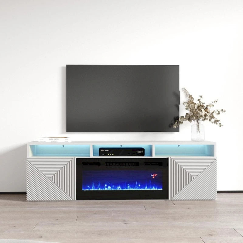 Giza EF Wall Mounted Electric Fireplace Modern 63 TV Stand