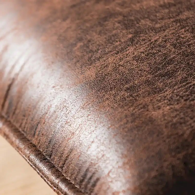 OVIOS Mid-Century Suede Fabric Armless Accent Chair