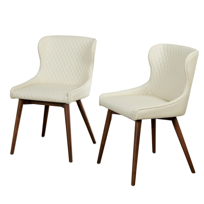 Simple Living Seguro Upholstered Mid-century Dining Chairs (Set of 2)