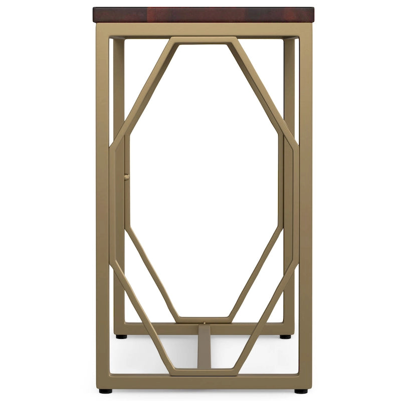 WYNDENHALL Ebsen Contemporary 20 inch Wide Metal and Wood Accent Side Table