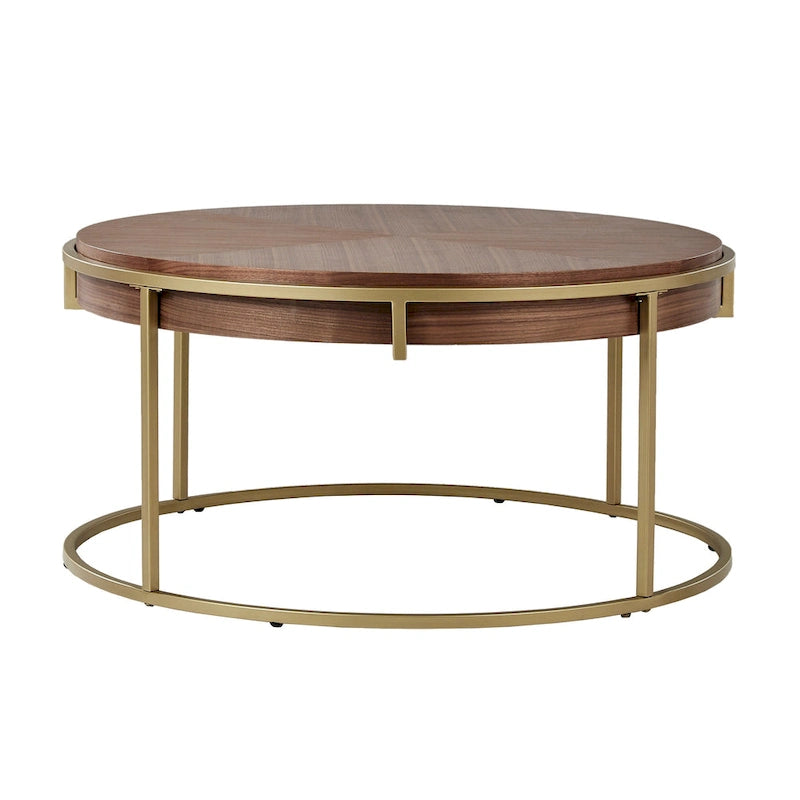 Cooke Round Table with Metal Base from iNSPIRE Q Modern