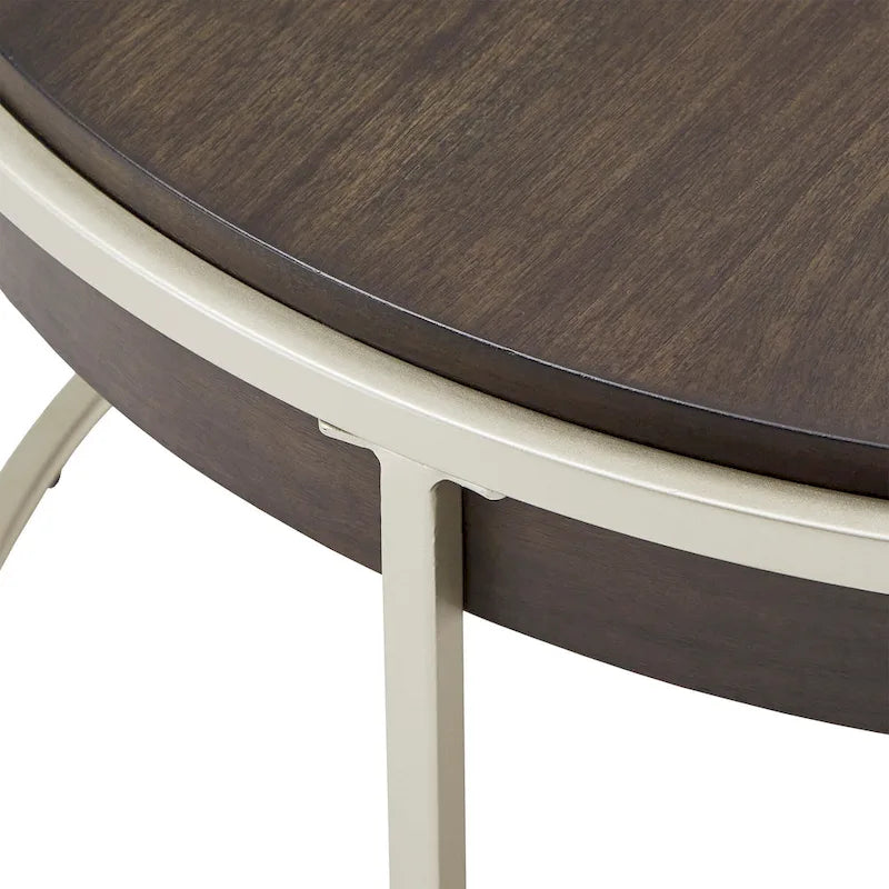 Cooke Round Table with Metal Base from iNSPIRE Q Modern