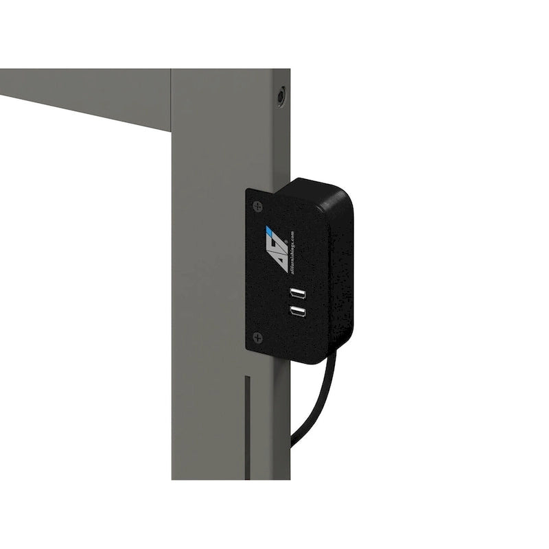 Oxford Bed with Footboard and USB Turbo Charger with Twin XL Trundle