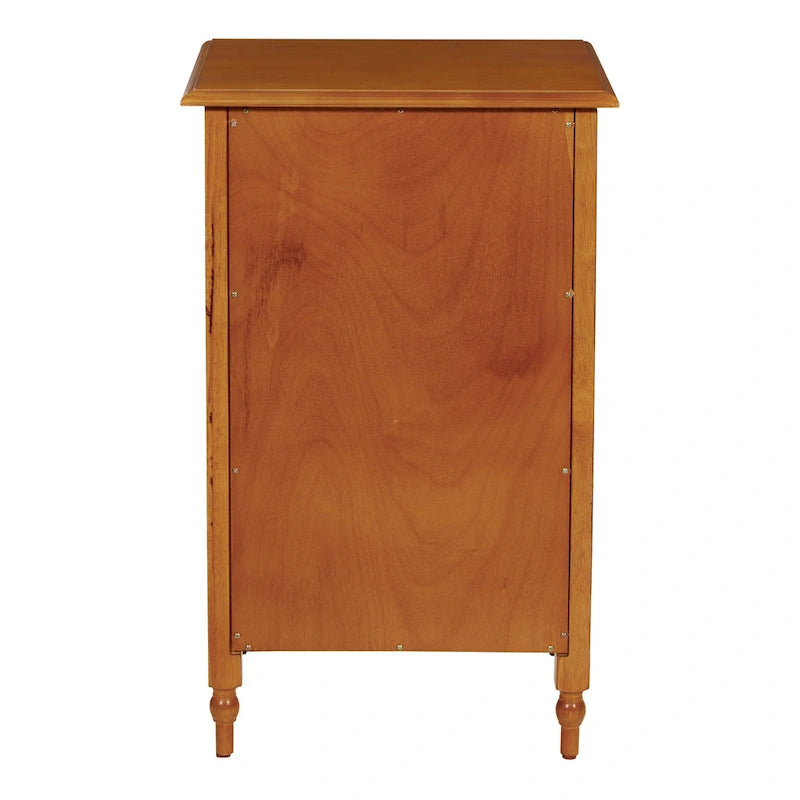 Knob Hill File Cabinet in Antique Cherry Finish