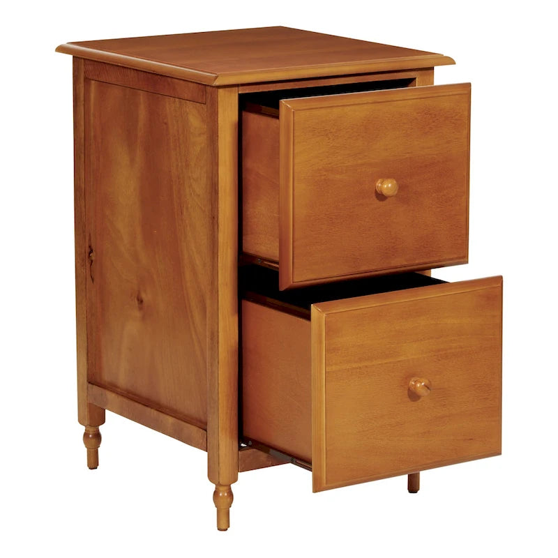 Knob Hill File Cabinet in Antique Cherry Finish