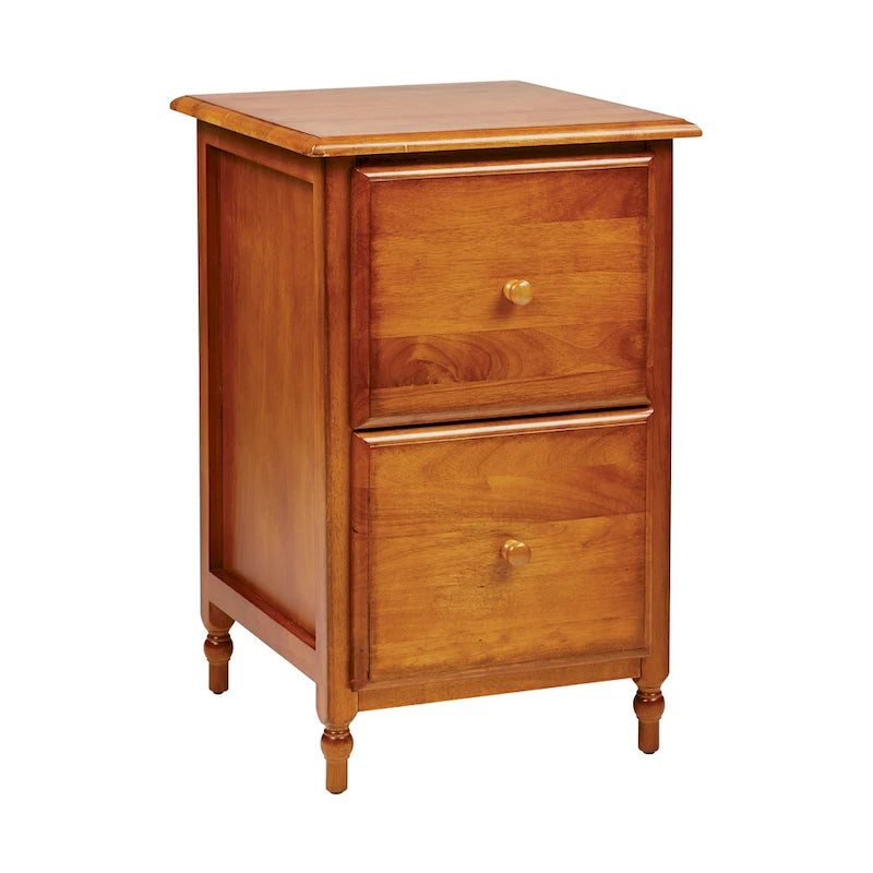 Knob Hill File Cabinet in Antique Cherry Finish