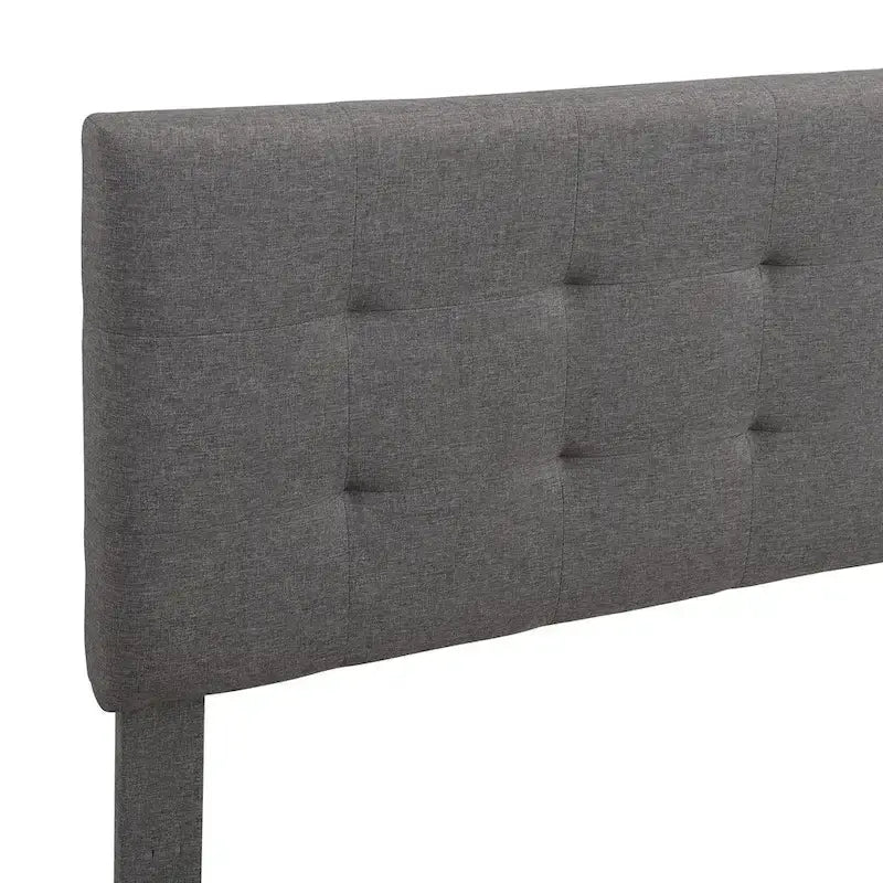 Upholstered Tufted Bed