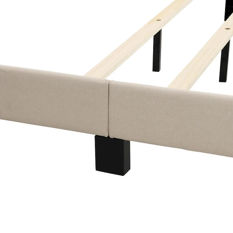 Upholstered Tufted Bed
