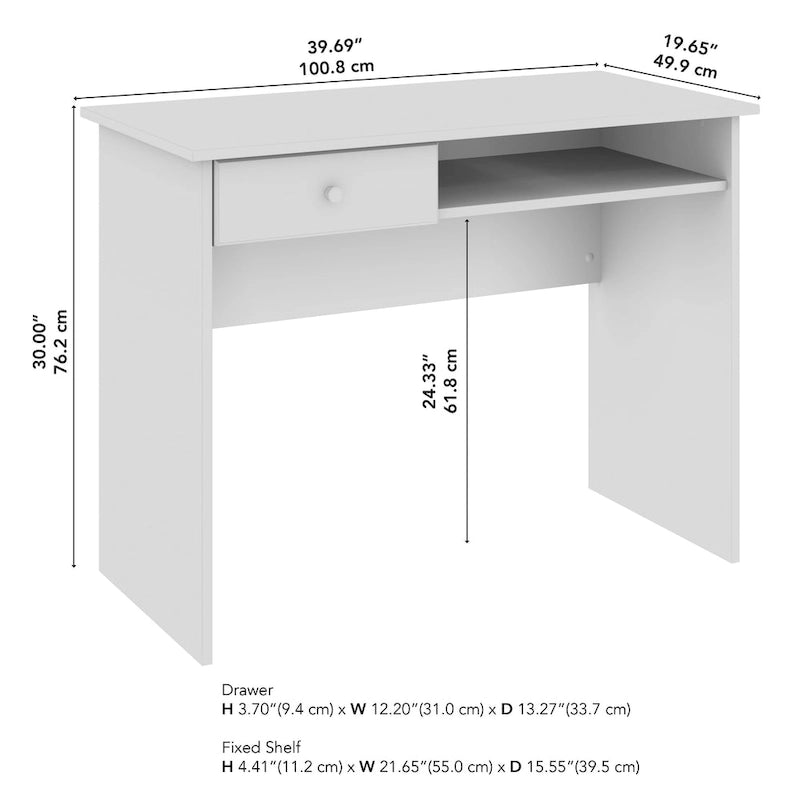 Cabot 40W Writing Desk, Home Office Computer Desk by Bush Furniture
