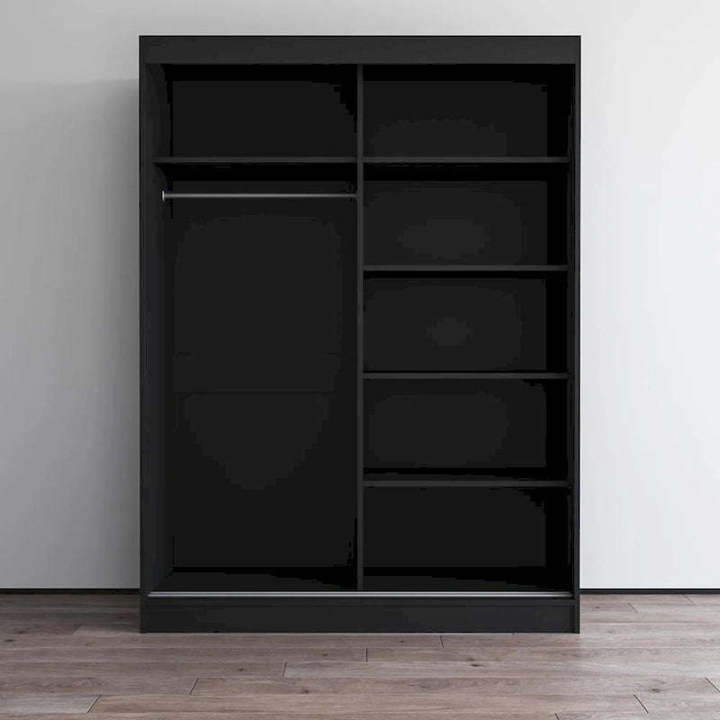 Aria 2 Door Modern High Gloss Wardrobe Armoire