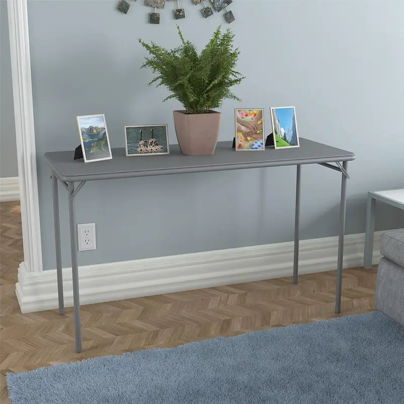 COSCO 20 x 48 Vinyl Top Folding Table