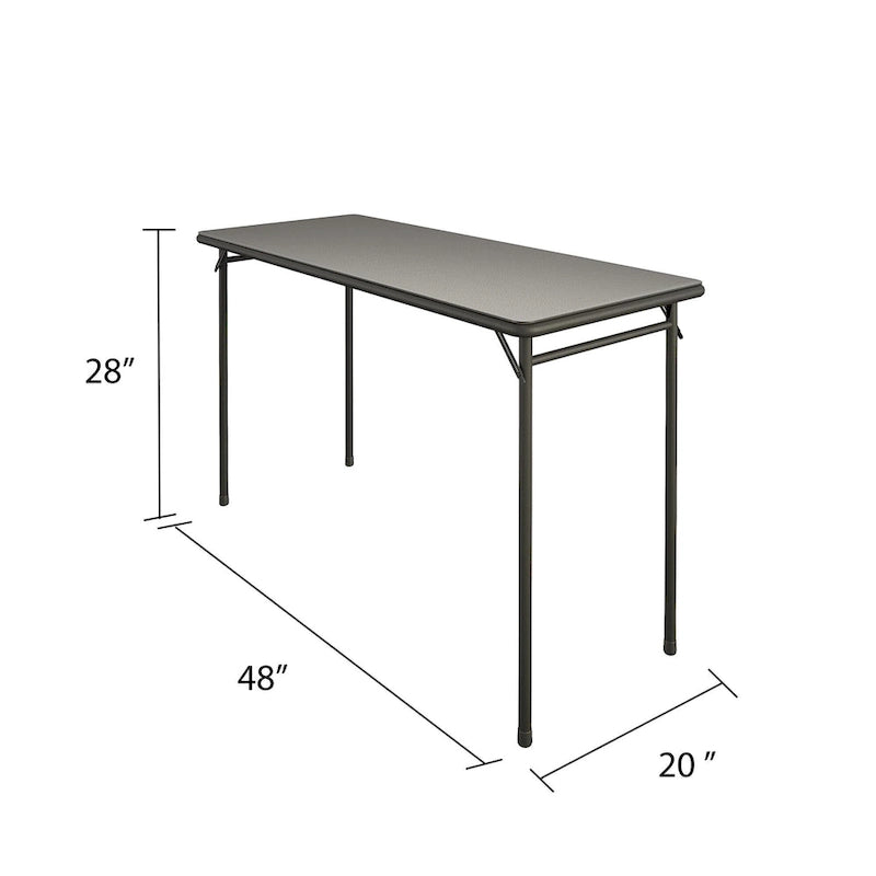 COSCO 20 x 48 Vinyl Top Folding Table