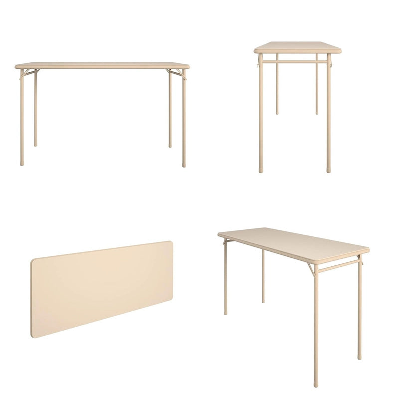 COSCO 20 x 48 Vinyl Top Folding Table