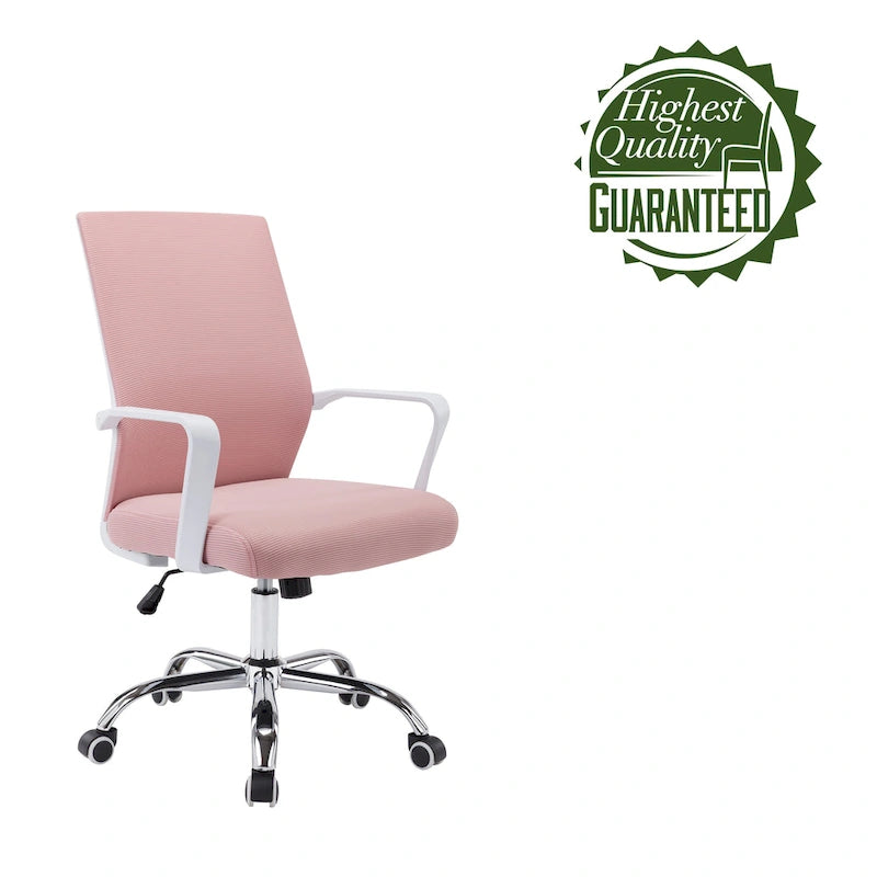 Porthos Home Brio Swivel Office Chair, Mesh Back, Adjustable Height