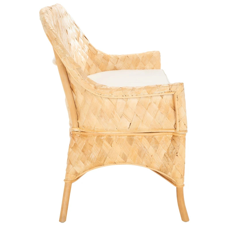 SAFAVIEH Marfisa Woven Sofa Bench - 52 W x 24 D x 33 H - 52Wx24Dx33H